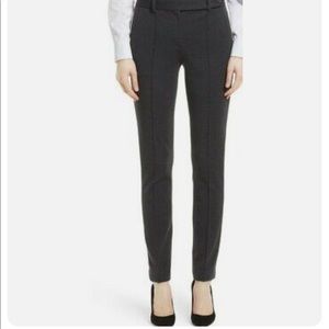 Theory Pin tuck pant knit twill